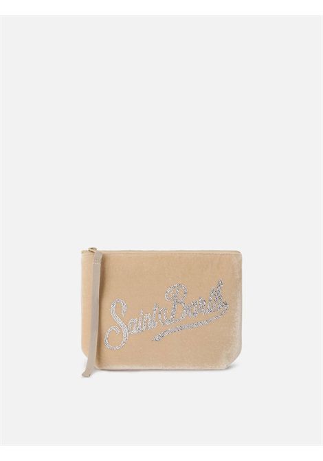 Pochette in velluto SAINT BARTH | ALI0014 ALINE VELVET00267L 11 STRASS